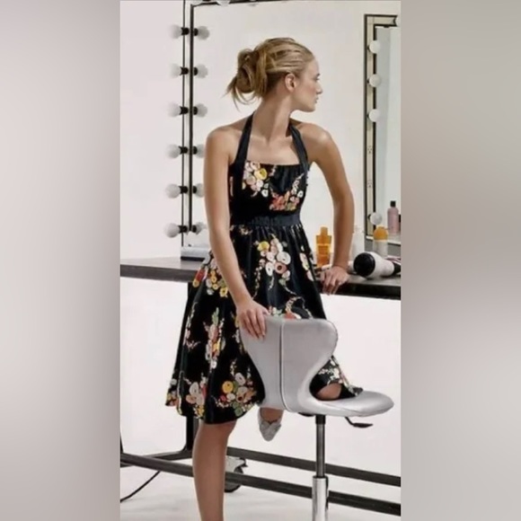 Anthropologie Dresses & Skirts - Anthropologie Moulinette Soeurs Black Go See Halter Dress size 12